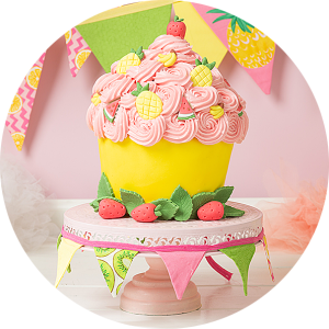 Tutti Frutti Taart Cake Smash Leukste en beste thema voor fruit liefhebbers