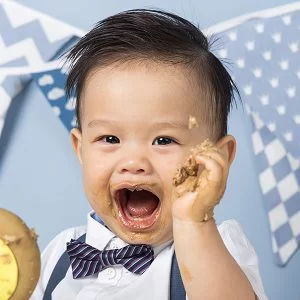 For blue lovers thema cake smash 011