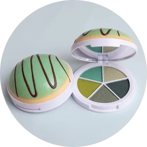Make-up kinderfeestje Oogschaduw donut mintgroen make-up beauty